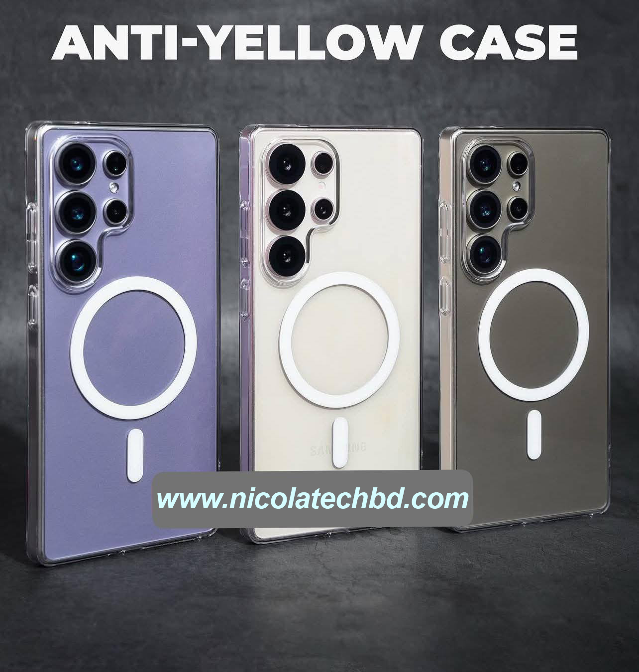 Anti Yellow MagSafe Hard Case for Samsung