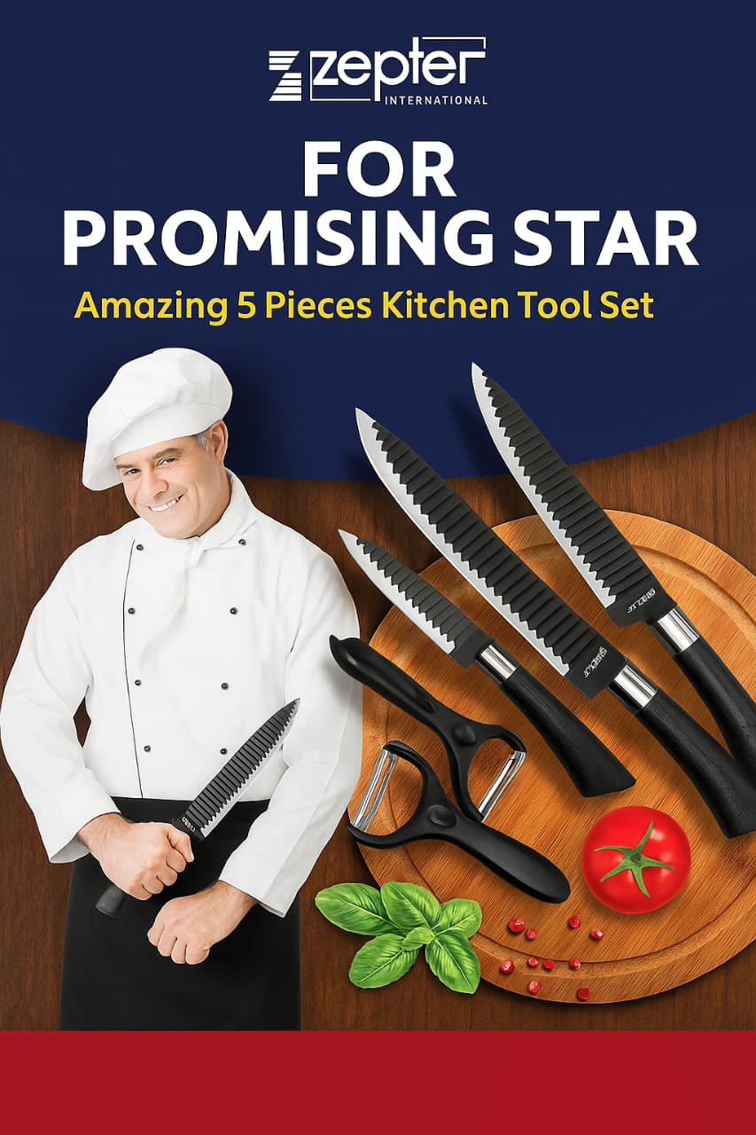 আপনার কিচেনের পারফেক্ট সঙ্গী – Zepter International Premium Knife Set ✨🍴